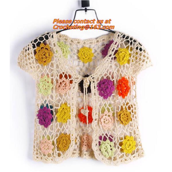 Sweater, Cardigan, Crochet, Crocheted, Pullover, Hollow Out, Summer Tops, Crochet Blouse