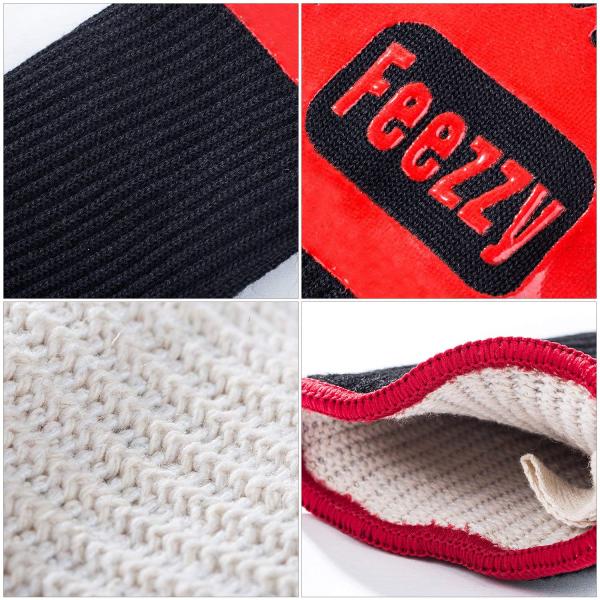 Kitchen Cooking Black Aramid Heat Resistant Work Gloves Barbeque Oven Mitts