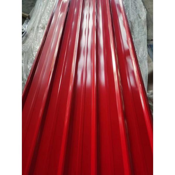Передварительно окрашенный гофрированный оцинкованный PPGi PPGL кровельный лист из стали