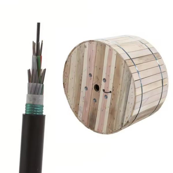Câble à fibre optique monomode extérieur blindé GYTS GYTA, tube lâche, conduit, 4 6 8 12 24 48 96 fibres