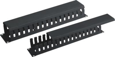 High Performance 1U Rack Mount Cable Management , Amp Cable Management With Cover YH4036