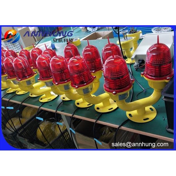 Steady Burning Obstruction Light, Main-Standby Mode Low Intensity Aviation Warning Light FAA L810 Safety Light
