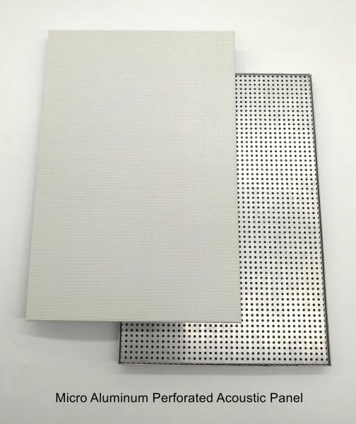 オープン オフィス シームレス メタル セイリング RAL9016 マイクロパフォーレート 音響パネル 防音板