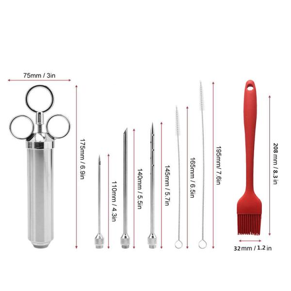 Сейф судомойки инжектора Турции мяса стейка 304SS 60ml 2OZ приправляя