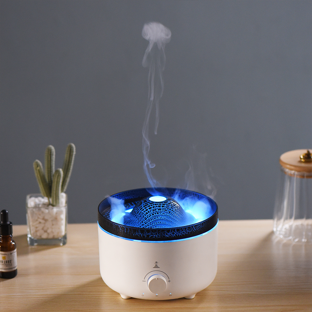 Ultrasonic Flame Light Fragrance Diffuser with LED 560ml Large Capacity Portable Home Humidifier & Air Freshener Type-C Powered