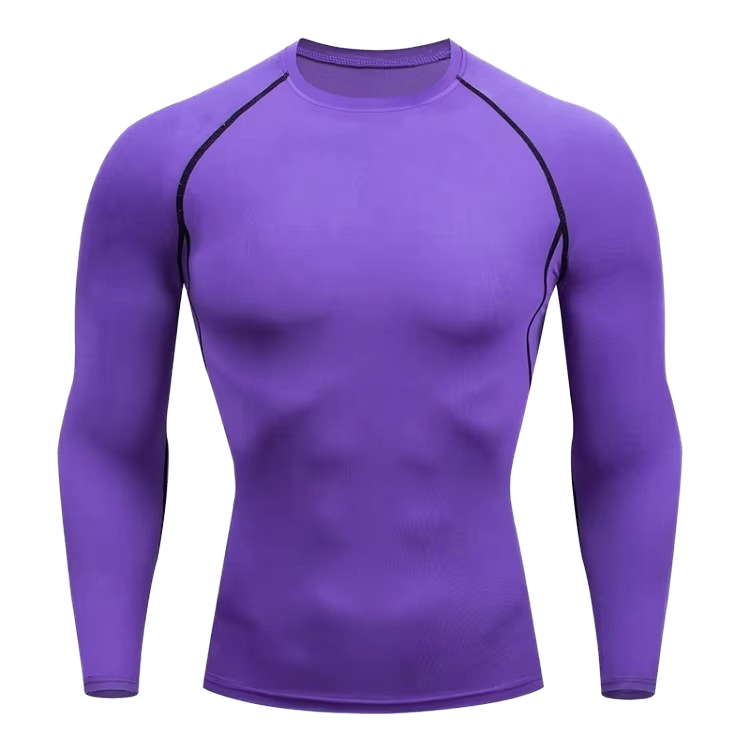 Unisex No Gi Outfit Breathable 180g Compression Shirt Rash Guard For Gym Fitness Running