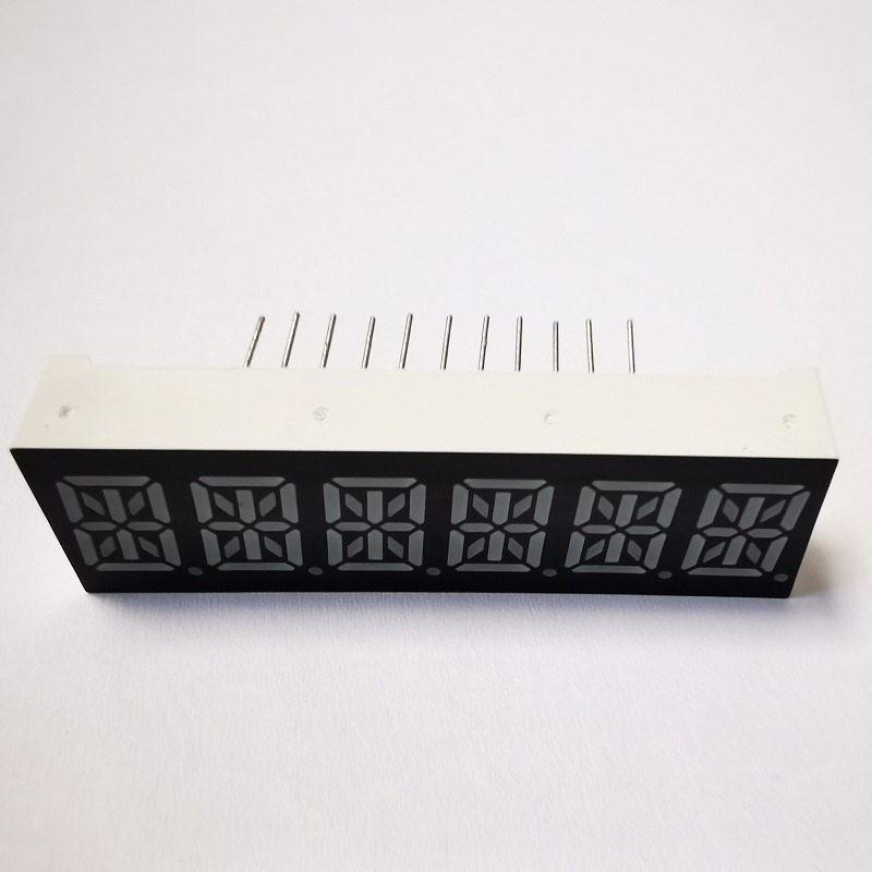 Ultra Bright Red 10mm 6 Digit 14 Segment Alphanumeric LED Display Common Cathode for Taximeter
