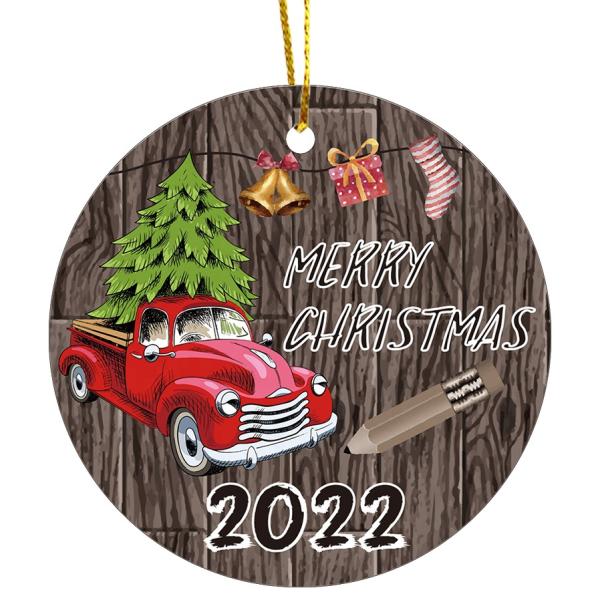 Изготовленная на заказ керамическая вися рождественская елка орнаментирует для украшения праздника фестиваля