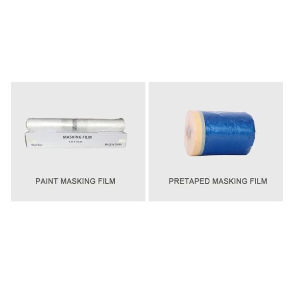5m 8 Micron Auto Paint Masking Film prevent over spray for car