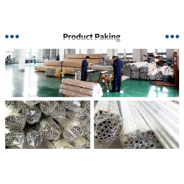 7001 7075 T6 6001 6063 T5 Алюминиевая труба Полая труба Большой диаметр Бесшовный