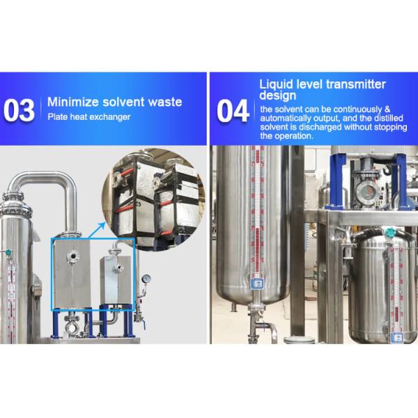 CIP Rising Film Evaporator Toption China Stainless Steel Evaporator