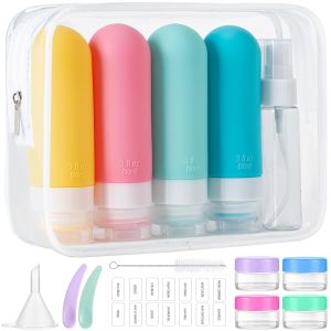 Wholesale Silicone Travel Kits Factory Direct Portable Leak-Proof Travel Toiletry Kits for EU & US Markets