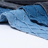 altos materiales elásticos del vestido del algodón del telar jacquar de la tela del dril de algodón de 9Oz 3D para el desgaste de la oficina