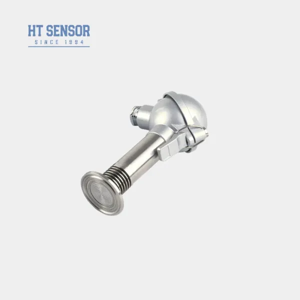 Hengtong Sanitary Clamp Type Pressure Transmitter with High Temp-Resistance, 0.5% Accuracy, and IP65 Protection