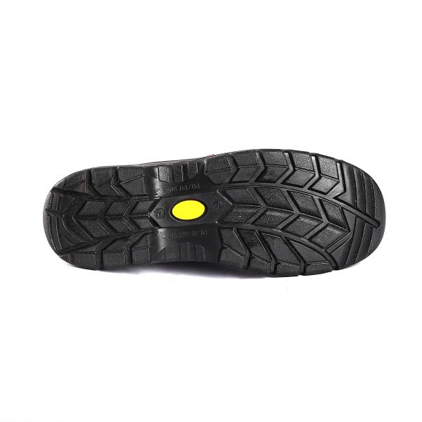 Steel Toe Plate Genuine Leather Upper Middle Cut Safety Shoes For Long Lasting Foot Protection