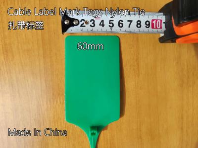 Cable Label Mark Tags Nylon Tie Tag  self locking nylon cable tie Tag  nylon zip ties