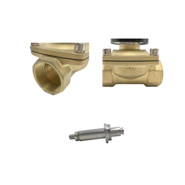 Путь 2 ДН40 большое тело 2В400-40 УВ-40 Ориффисе 1-1/2» латунное нормально закрывал мембранный клапан соленоида