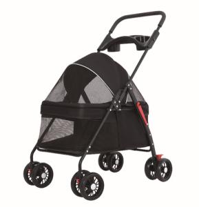 Custom Nylon Pet Stroller ，Wheelchair Dog Stroller ，Pet Smart Supportive Up To