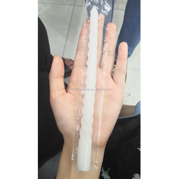 Industrial light birthday candle production machine manual spiral wax candle making moulding machine price