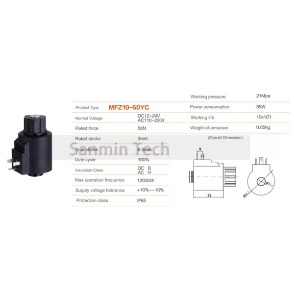 Hydraulic Solenoid Valve Coil