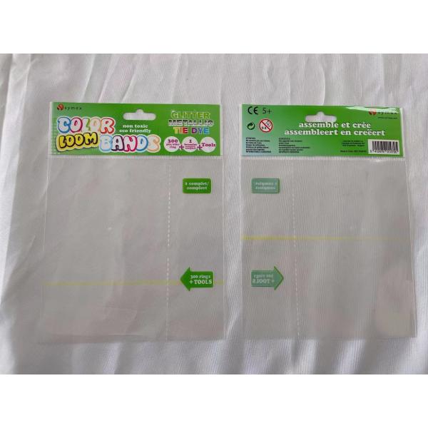 Bolsa de encabezado de Opp industrial autoadhesivo reutilizable