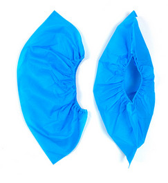 Polyethylene Disposable Overshoe Covers , Plastic Overshoes With Embossed Surface