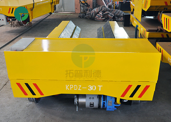 50 Ton Motorised Electric Power Steel Coil Railway Transport Cart Trolley