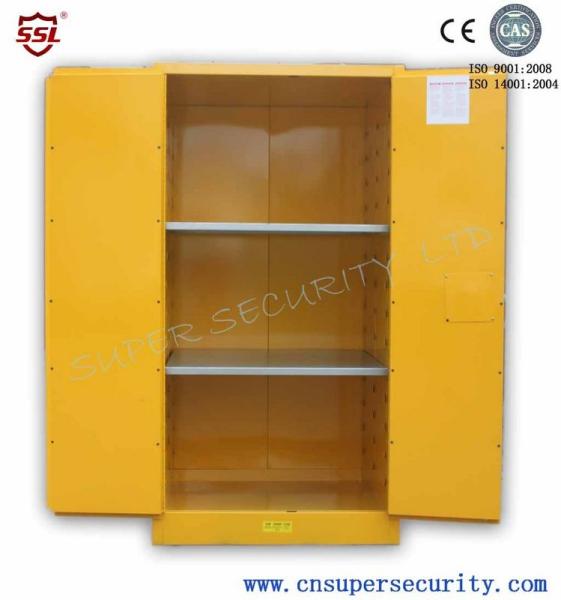 2 Door Vented Laboratory Locking Metal Flammable Storage Cabinet For Liquid Chemical