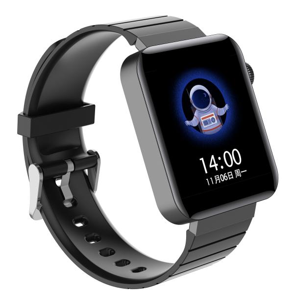 M5 Heart Rate SmartWatch 1.54inch Waterproof Watch With Thermometer Panic Free Shipping A Bracelet