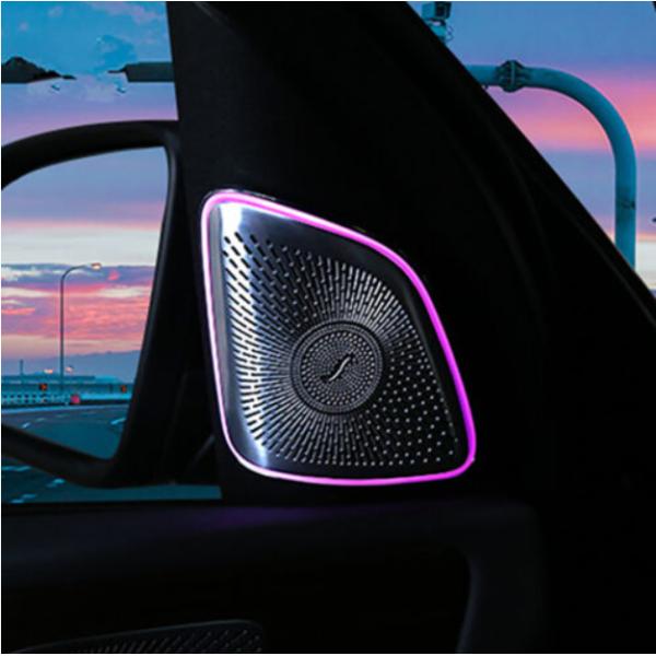 12V Audio Car Door Speaker Covers With Luminous Ambient Light