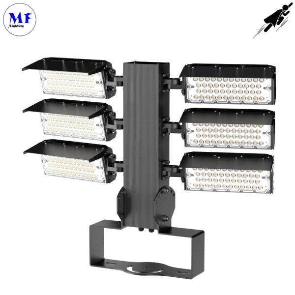 600W 155lm/W LED StadiumSoprt Light High Power IP66 2700K/3000K/4000K/4500K/5000K/5700K for Parking Lots