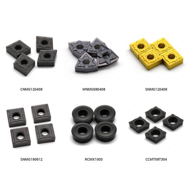 High Precision CNC Turning Inserts CVD Coating TNMG160408