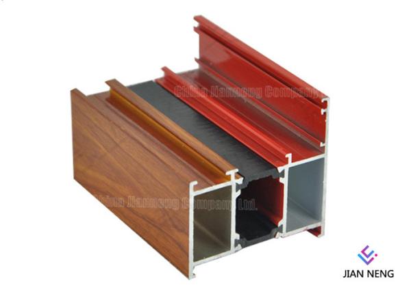 T5 T6 Construction Aluminum Door Profile Corrosion Resistance High Surface Brightness