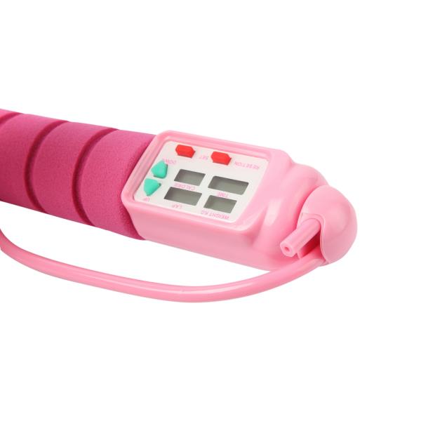 Фитнес скакалка 18500 мм Розовая весовая аэробика Скакалка для женщин Применимая Сцена тренажерный зал