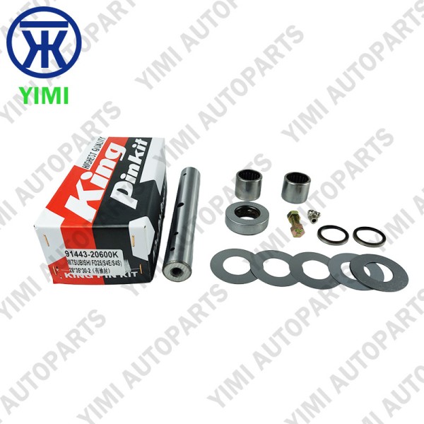 King Pin Kit 91443-20600K For Mitsubishi FD25 FD30 S4S S4E Forklift Steering Mitsubishi Auto Parts

