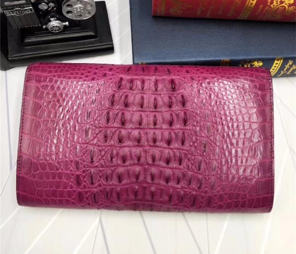 Fashion Genuine Crocodile Skin Female Women Small Envelop Purse Real Alligator Leather Ladies Single Cross Shoulder Bag