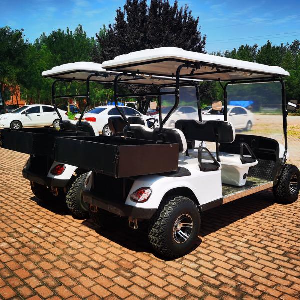 коробка 550кг тележки для гольфа кровати груза автомобиля клуба мест 72В 4 задняя