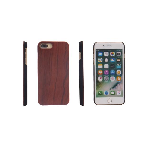 Precise Cutouts Wood iPhone Case with Personal Logo Laser Engraving Service