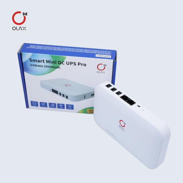 Olax In Stock POE Ups Backup Power D-8 PRO 20000Mah Llithium Battery For Middle East Area Iraq America Ecuador