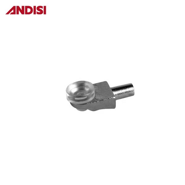 Nickel Plated Zinc Alloy Glass Shelf Clamp Bracket for 5/6mm Glass Shelves Support