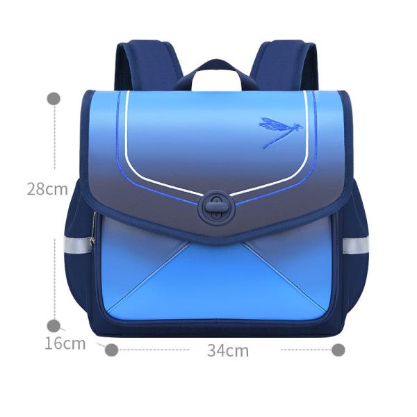 Blue Pink Leather School Backpacks Waterproof  School Bags For Toddlers