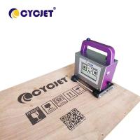 Impressora portátil Wooden Case do número de grupo de Handheld CYCJET da impressora a jato de tinta de Handjet