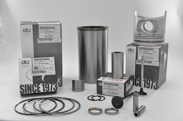 6HK1 Isuzu Engine Parts Engine Overhaul Kit Piston Set Liner Kit 6 Cyls