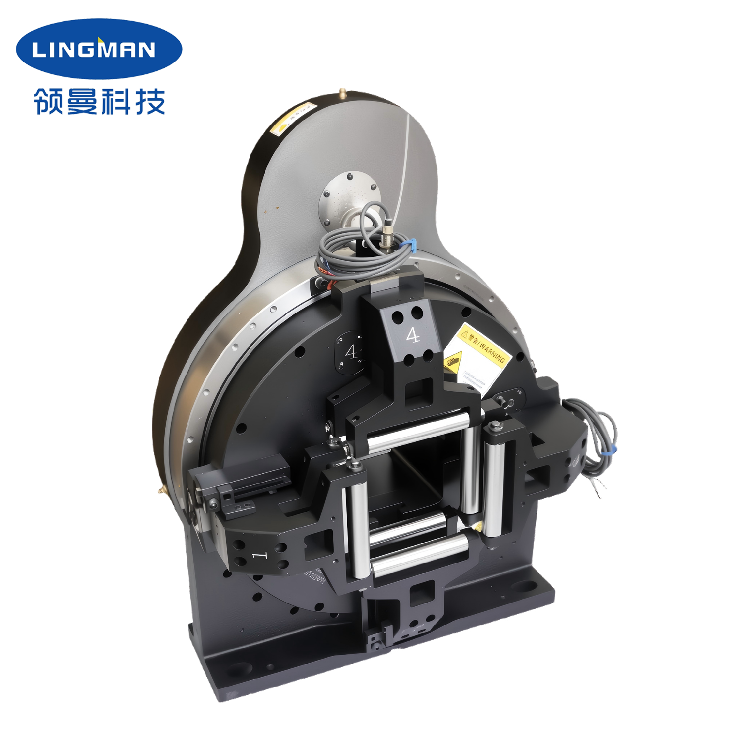 LINGMAN 130mm Pneumatic Laser Chuck for Tube Cutting Machines