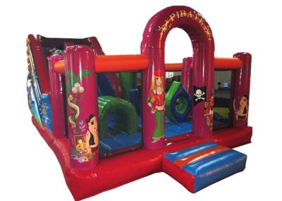 Combo inflável mais vendido China com tema pirata inflável combo bouncer inflável mais slide para commecial