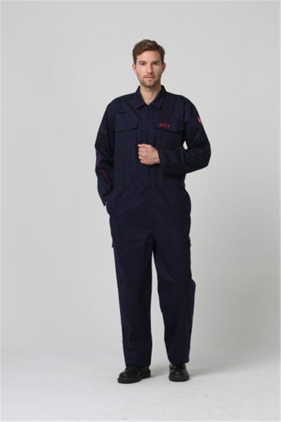 Thigh Pocket Fire Resistant Workwear , EN11611 Lightweight Fr Coveralls