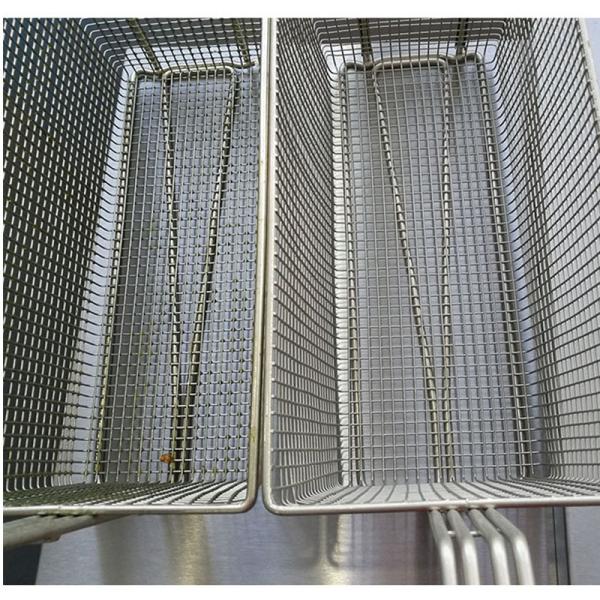 4 корзины 2 резервуара Промышленный глубокий фритюр 36 кВт Электрический промышленный фритюр