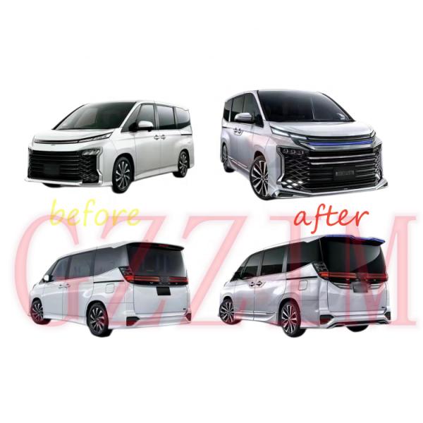 Toyota Voxy M 2022 Car Bumper Lip Kit Modellista Style Передняя и задняя губы