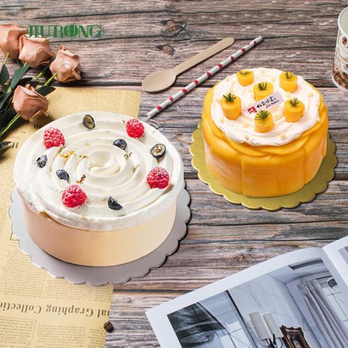 Anti Water Hexagon Mini Cake Board Grey For Lunch Food Packaging