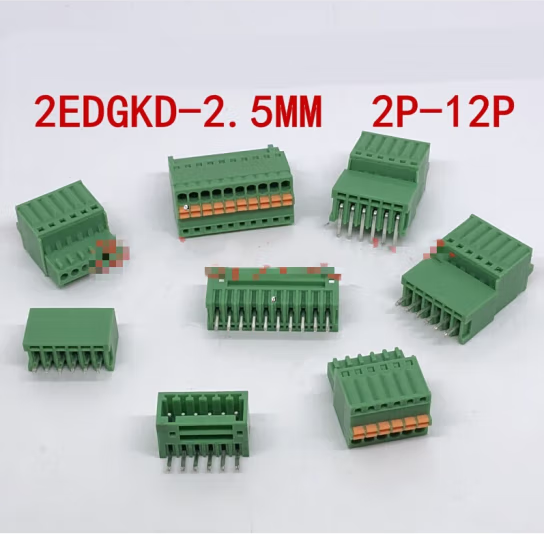 2EDGKD-2.5 300V 2.5mm Pitch 4p Plug In Terminal Block For Pcb